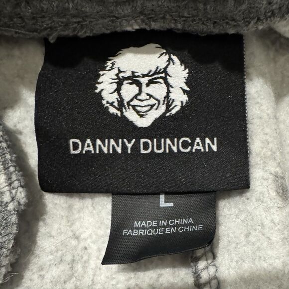 Danny Duncan I Love Hot Moms Sweatpants Joggers Sz L Gray Funny Lounge Pants - Picture 3 of 10